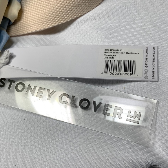 NWT Stoney Clover Lane Ruffle Mini Heart Backpack - Picture 8 of 8